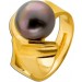 Lapponia Perlenring Gold 585 14K Tahiti Perle 10mm