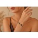 Granat Armband Gold 333 8K weinrote Granat Edelsteine 5ct 
