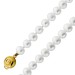 Perlenkette 42cm Süßwasserperlen 6.6-5.7mm Gold 585 14K 