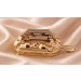 Rauchquarz Anhänger Gold 333 8K brauner Rauchquarz 20ct Antikschmuck