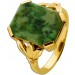 Jadering Gold 585 14K grüner Tibet Jade Edelstein 13ct