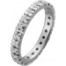 Memoire Ring Weißgold 585 14K Brillanten 0.72ct Vorsteckring