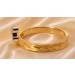 Brillantring Gold Weissgold 750 18K Brillanten 0.10ct. Lupenrein