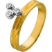 Brillantring Gold Weissgold 750 18K Brillanten 0.10ct. Lupenrein