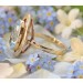 Blautopas Ring Gold 333 8K hellblauer Blautopas 3.6ct Antikschmuck