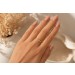 Brillantring Gold 750 18K Brillanten 0.06ct lupenrein Antikschmuck
