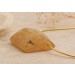 Rutilquarz Halsreif vergoldet gold brauner Rutilquarz 194ct 