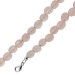 Rosenquarz Kette Silber 925 pastellrosa Madagaskar Rosenquarz Top AAA 