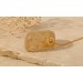 Rutilquarz Kette vergoldet weiss goldener Rutilquarz Edelstein 21ct