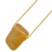 Rutilquarz Kette vergoldet weiss goldener Rutilquarz Edelstein 21ct