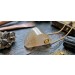 Rutilquarz Kette vergoldet weiss goldener Rutilquarz Edelstein 36ct