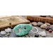 Smaragd Schlangenkette Silber 925 hellblau grüner Smaragd 170ct