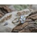 Mondstein Ring Weißgold 585 14K weiße Mondsteine 14ct