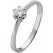 Solitärring Weißgold 585 14K Brillant 0.20ct Verlobungsring