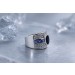 Saphir Ring Weißgold 585 14K blauer Saphir Brillanten 1.15ct lila Tansanite 