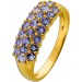 Tansanit Ring Gold 585 14K blaue Tansanit Edelsteine 1.6ct