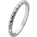 Memoire Ring Weißgold 585 14K Brillanten 0.18ct
