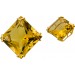 Limonenquarz Anhänger Gold 333 8K gelber Limonenquarz 33ct Antikschmuck