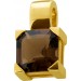 Rauchquarz Anhänger Gold 333 8K cognac brauner Rauchquarz 2.5ct