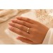 Solitärring Gold 585 14K Brillant 0.10ct Verlobungsring