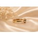 Solitärring Gold 585 14K Brillant 0.10ct Verlobungsring