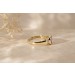Tansanit Ring Gold 375 9K blauer Tansanit 1.25ct Brillanten 0.06ct