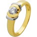 Solitärring Gold 585 14 Karat Brillant 0.53ct Verlobungsring