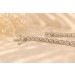 Tennisarmband Platin 950 champagnerfarbene Brillanten 2.5ct