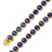 Tennisarmband Gold 585 14K azurblaue Tansanite 15ct