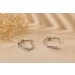Brillant Creolen Weißgold 585 14K Brillanten 0.25ct
