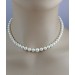 Perlenkette 42cm Akoyaperlen 8.5-5.7mm Silber 925