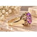 Amethyst Ring Gold 585 14K lila Amethyst 7.5ct Antikschmuck