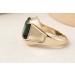 Turmalin Ring Gold 333 8K grüner Turmalin 4.7ct Antikschmuck