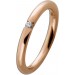 Diamantring Rosegold 585 14K Brillant 0.03ct Verlobungsring