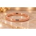 Diamantring Rosegold 585 14K Brillant 0.03ct Verlobungsring