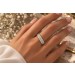 Diamantring Gold 585 14K Brillanten 0.68ct