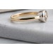 Brillantring Gold 585 14 K champagnerfarbener Brillant 1ct