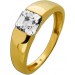 Zirkonia Ring Gold 375 9K weißer Zirkonia 1.4ct