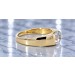 Zirkonia Ring Gold 375 9K weißer Zirkonia 1.4ct