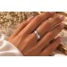 Diamantring Platin 950 Brillanten 0.33ct
