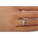 Diamantring Weißgold 585 14K Diamanten 0.88ct Antikschmuck