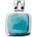 Larimar Anhänger Silber 925 hellblauer Edelstein 7.20ct