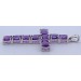 Kreuz Anhänger Silber 925 nat. Amethyst Edelsteine 7.15ct