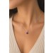 Amethyst Anhänger Silber 925 nat. brasilianischer Amethyst 1.8ct nat. Zirkon