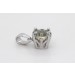 Amethyst Anhänger Sterling Silber 925 hellgrüner Edelstein