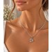 Herz Anhänger Silber 925 Weiße Zirkonia