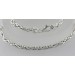 Herrenarmband Königskette 4mm Halskette Herrenkette quatratisch 3/4 massiv Sterling Silber 925  _02