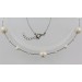 Perlenkette Collier Halsreif Silber 925 weiße Perlen Süsswasserzuchtperlen_01