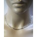 Doppelplaettchen Damen Silber Halskette Kette / Armband Silber 925 Damenschmuck Silberschmuck_02