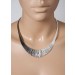 Kleopatrakette Silber 925 gross Statement Halskette Damen im Verlauf 